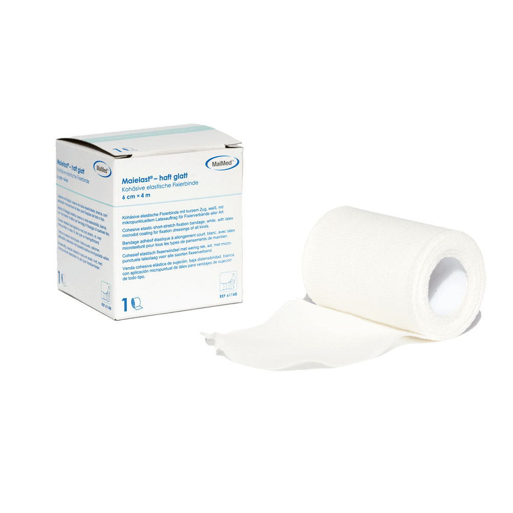 Bandage de fixation élastique lisse Maielast-haft, 1 pièce/boîte
