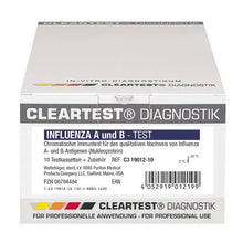 Cleartest Influenza Typ: A & B Pack: 5 Teste | Packung (5 Tests)