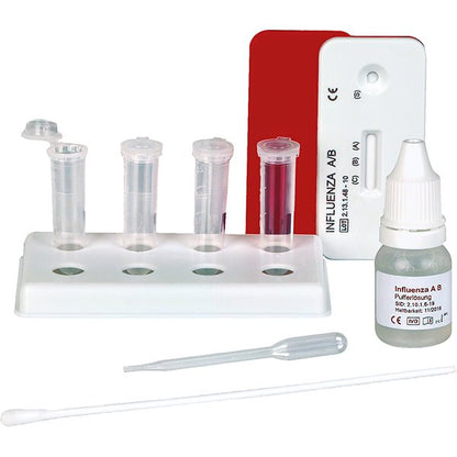 Cleartest Influenza Typ: A & B Pack: 5 Teste | Packung (5 Tests)