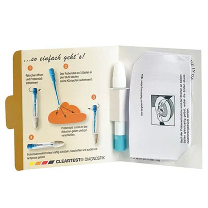 Cleartest Humanofecal, Pack: 10 Teste | Packung (10 Tests)