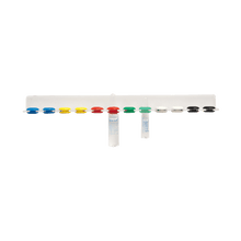 Rail à ampoules VARIOFLEX, modèle à une rangée, pour 12 ampoules