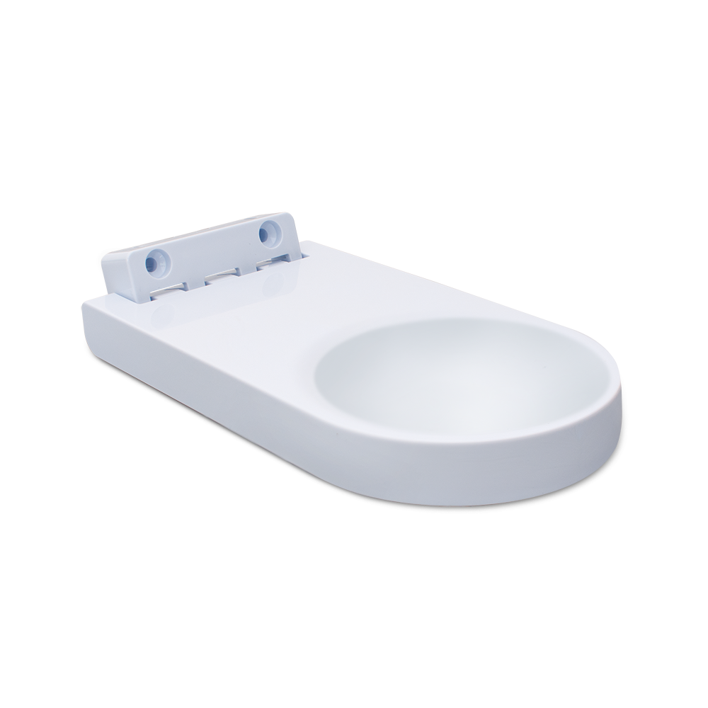 Tropfschale für Universalspender REF2040 aus Kunststoff, weiß | Packung (1 Stück)