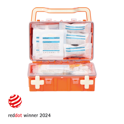 Erste-Hilfe-Koffer orange DYNAMIC-GLOW S Norm DIN 13157
