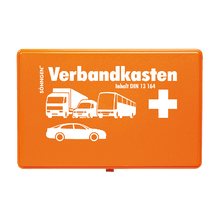 Trousse de secours pour voiture, vide, en plastique, orange