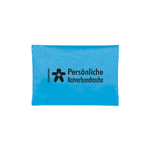 Persönliche Notverbandtasche blau