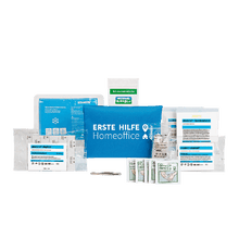Trousse de premiers secours « Home Office » bleue