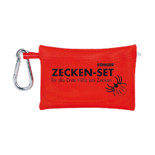 Kit de premiers secours SÖHNGEN® contre les tiques, orange