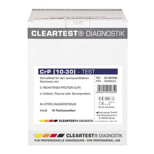 Cleartest CrP (10/30) Cut Off: 10mg/l   Reference: 30mg/l Pack: 10 Teste | Packung (10 Tests)