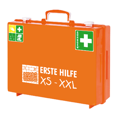 Erste-Hilfe-SCHULE XS-XXL MT-CD orange
