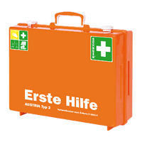 Erste-Hilfe Koffer MT-CD orange mit Füllung nach ÖNORM Z 1020 2