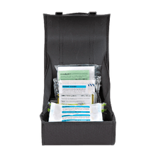 Trousse de premiers secours conforme à la norme DIN 13160 A, en tissu nylon, équipée