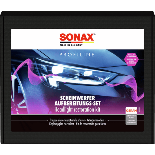 Kit de nettoyage pour phares SONAX PROFILINE