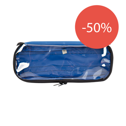 Modultaschen für Rucksäcke groß 32 x 12 x 5 cm blau