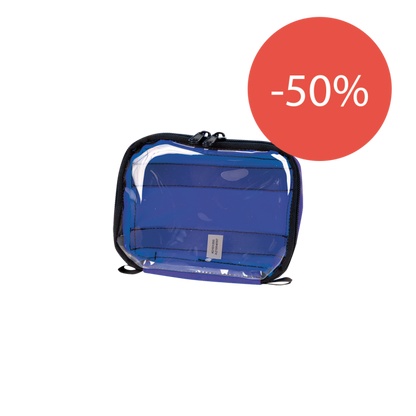 Modultaschen für Rucksäcke klein 16 x 12 x 5 cm blau
