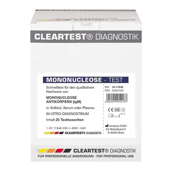 Mononucléose de test claire