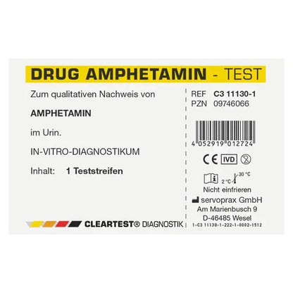 Test de drogue le plus clair Test individuel de benzodiazépines | Pièce (1 essai)