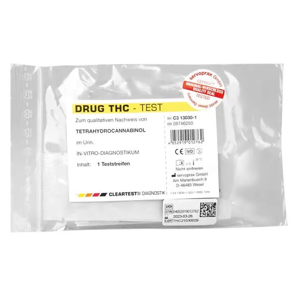Test de drogue le plus clair Test individuel de benzodiazépines | Pièce (1 essai)