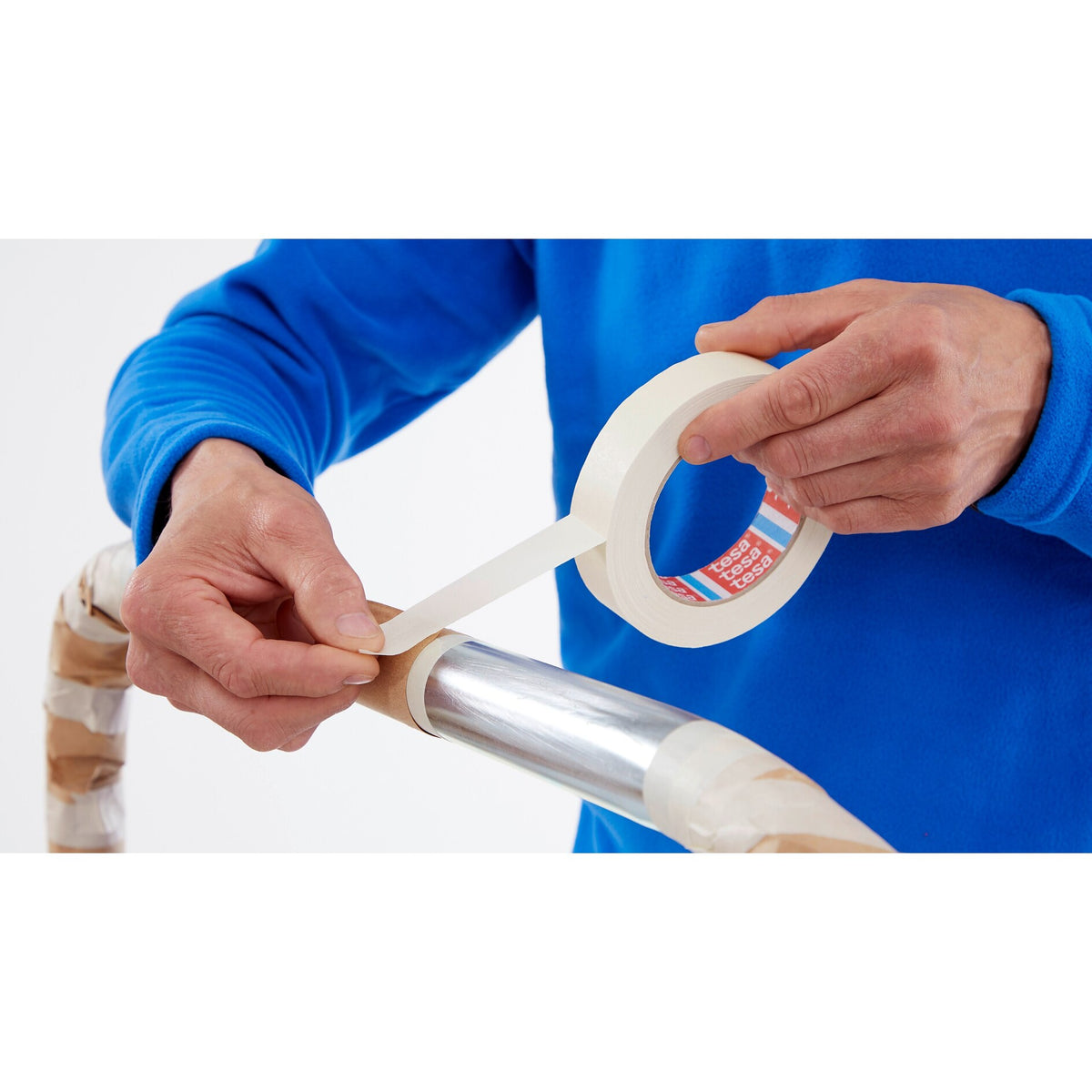 tesakrepp 4316 PV3 Krepppapier-Abdeckband, beige – Anwendung