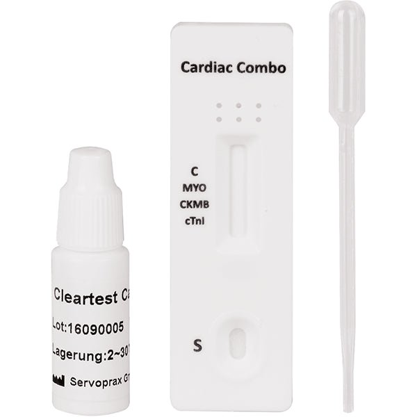 Cleartest Cardio Myglobin/CK-MB/Trop I Pack: 10 Teste | Packung (10 Tests)