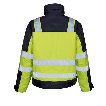 MASCOT® Genova Winterjacke, hi-vis gelb/marine