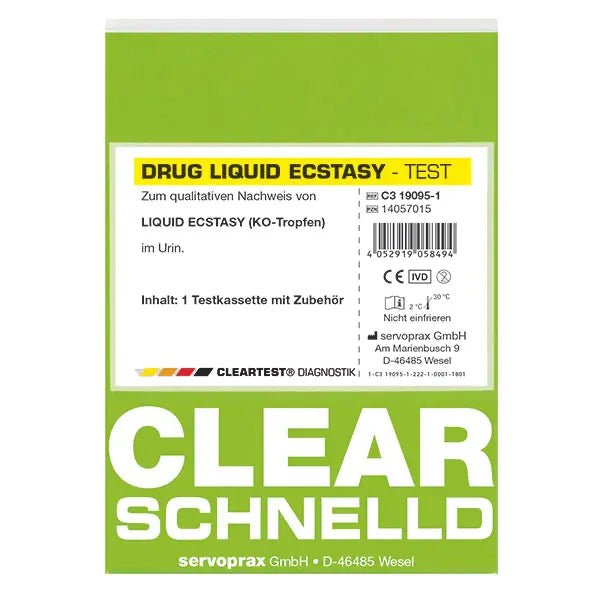 Cleartest Drogentest, Liquid Ecstasy Einzeltest | Stück (1 Test)