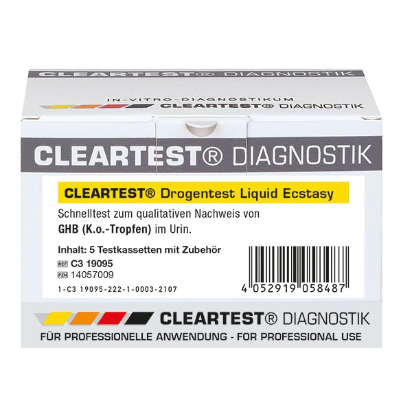 Cleartest Drogentest, Liquid Ecstasy Pack: 5 Teste | Stück (5 Tests)
