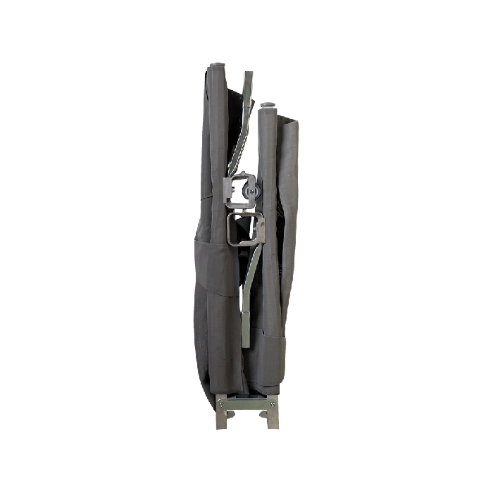 Krankentrage K  2 x klappbar monofiles Gewebe 2 Gleit- und 2 Rollenfüße