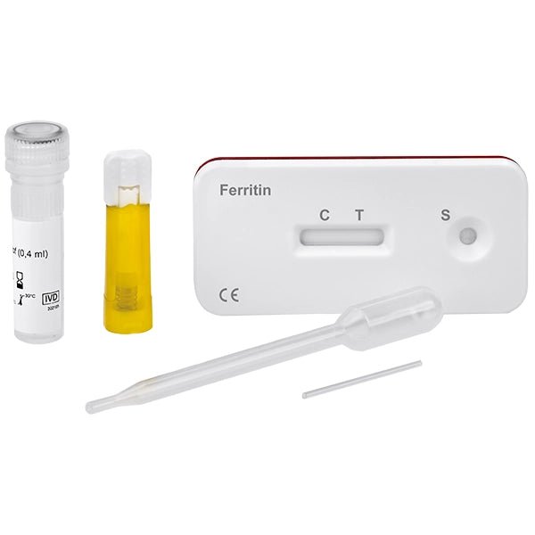 Cleartest Ferritin Pack: 10 Testkassetten | Packung (10 Tests)