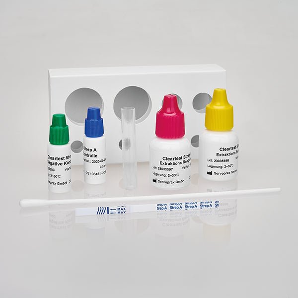 Cleartest light Strep-A,  Teststreifen Pack: 25 Teste | Packung (25 Tests)