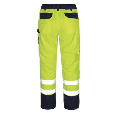 MASCOT® Linz Überziehhose, hi-vis gelb/marine