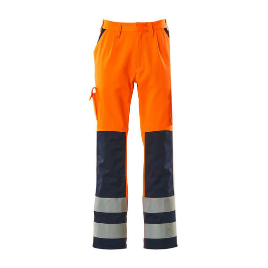 Pantalon MASCOT® Olinda, haute visibilité orange/marine
