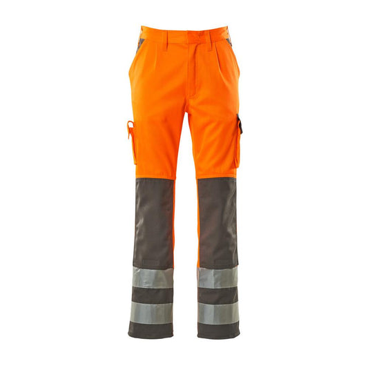 Pantalon MASCOT® Olinda, orange haute visibilité/anthracite