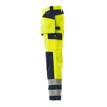 MASCOT® Almas Handwerkerhose, hi-vis gelb/marine