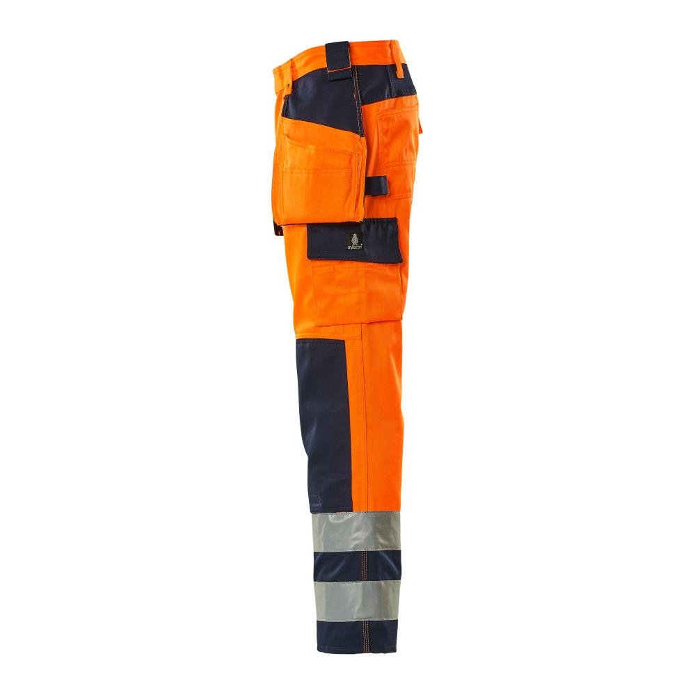 MASCOT® Almas Handwerkerhose, hi-vis orange/marine