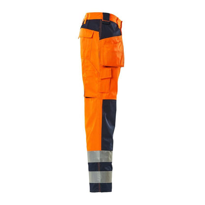 MASCOT® Almas Handwerkerhose, hi-vis orange/marine