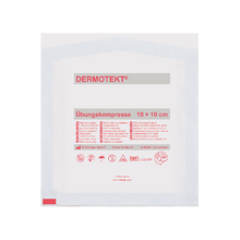 DERMOTEKT®  Übungs-Kompresse 10 x 10 cm 2 Stück unsteril