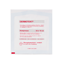 DERMOTEKT®  Übungs-Kompresse 10 x 10 cm 2 Stück unsteril à 50 - Karton