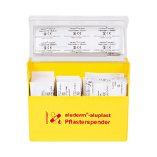 Pflasterspender gelb aluderm®-aluplast gefüllt