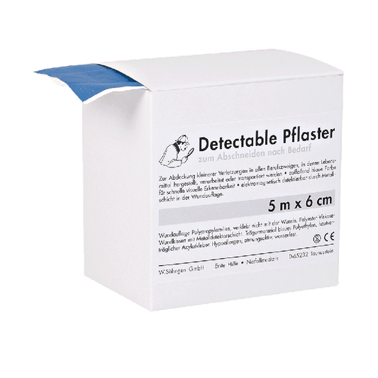 Pansement adhésif détectable 5 m x 6 cm