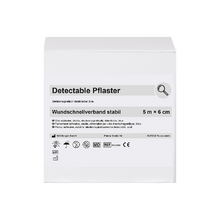Pansement adhésif détectable 5 m x 6 cm