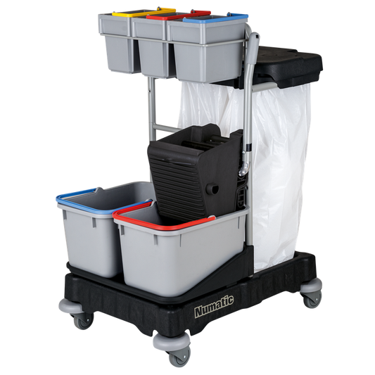 Chariot de ménage Numatic ProCar 4G Noir | Paquet (1 pièce)