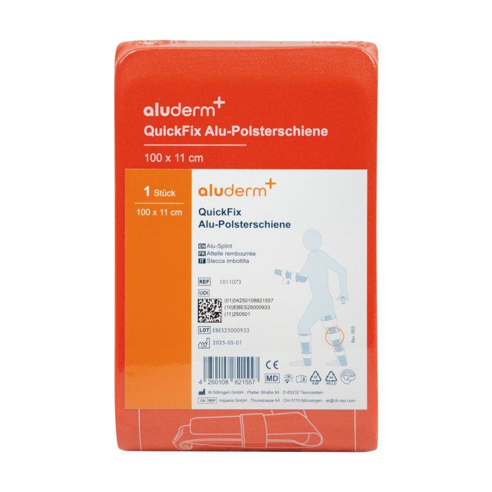 QuickFix-Alu-Polsterschiene groß 100 x 11 cm