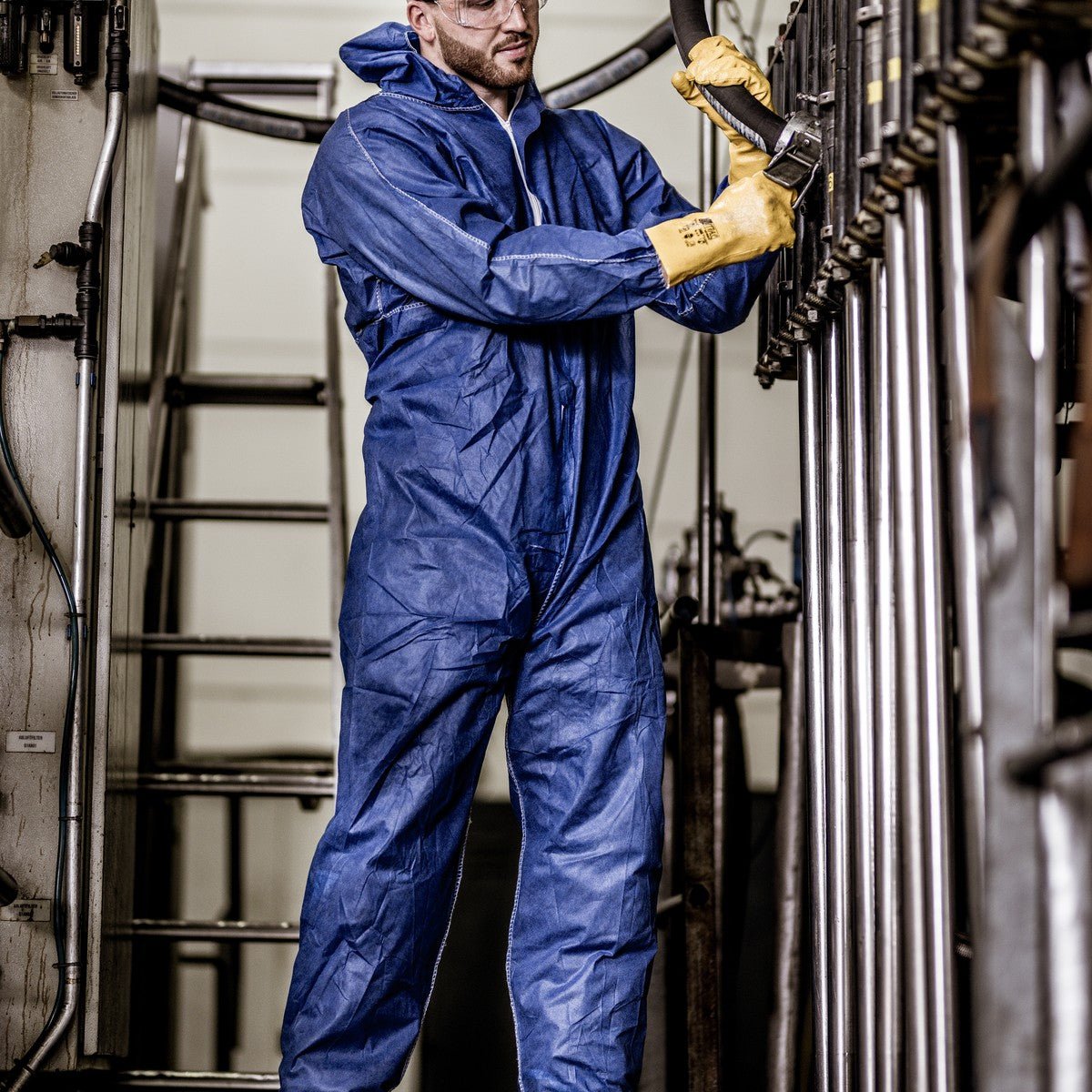 NITRAS POLYSAFE BASIC II, combinaison de protection chimique, bleu roi