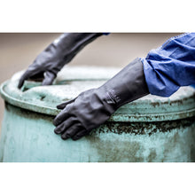 NITRAS BLACK BARRIER, gants de protection chimique, noirs