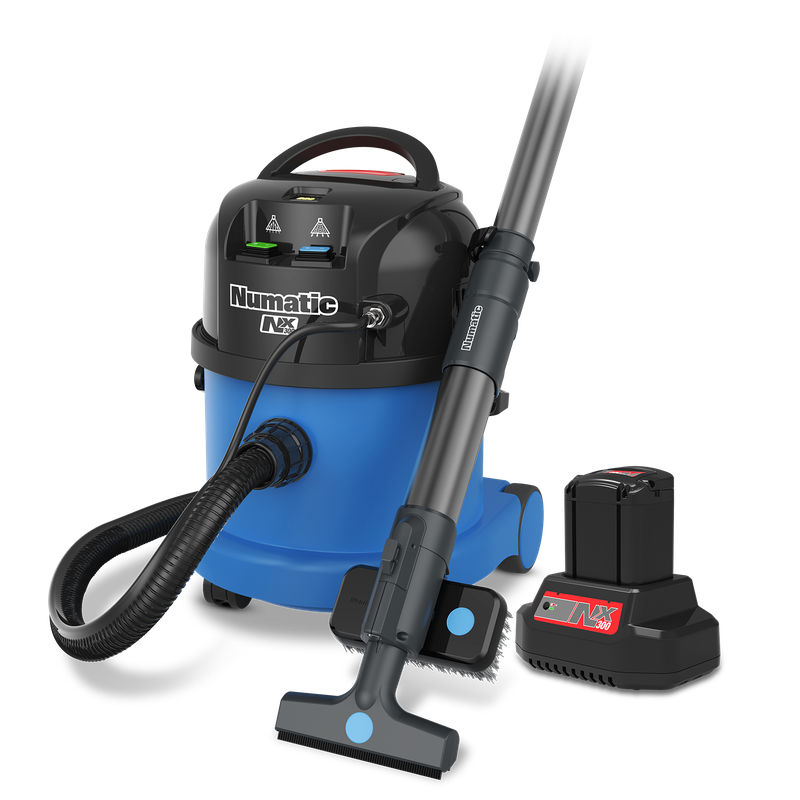 Numatic Batterie-Sprühextraktionsgerät CTB370NX/1 X-Tract, blau, Zubehörset CTX170 | Packung (1 Stück)