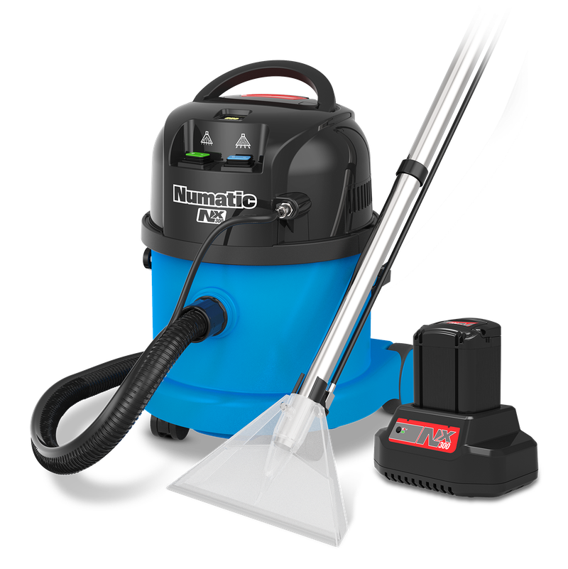 Numatic Batterie-Sprühextraktionsgerät CTB370NX/1 Carpet, blau, Zubehörset A40B(B) | Packung (1 Stück)