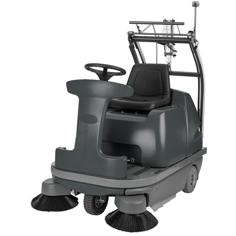 Balayeuse aspiratrice autoportée Numatic NU 12, HE, TRS avec 2ème brosse latérale | Paquet (1 pièce)