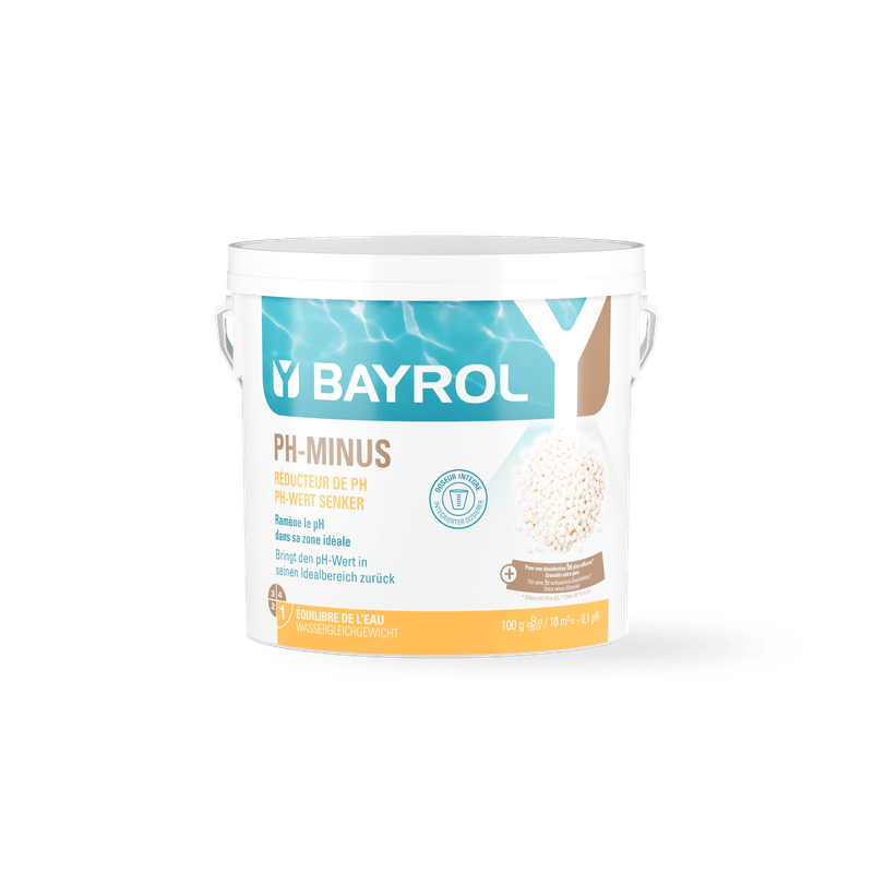 BAYROL pH-Minus Granulés d'acide rapidement solubles de haute pureté chimique