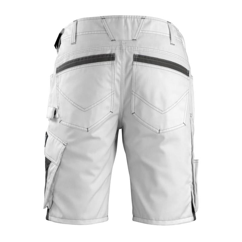 MASCOT® Stuttgart Shorts, weiss/dunkelanthrazit