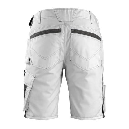 MASCOT® Stuttgart Shorts, weiss/dunkelanthrazit